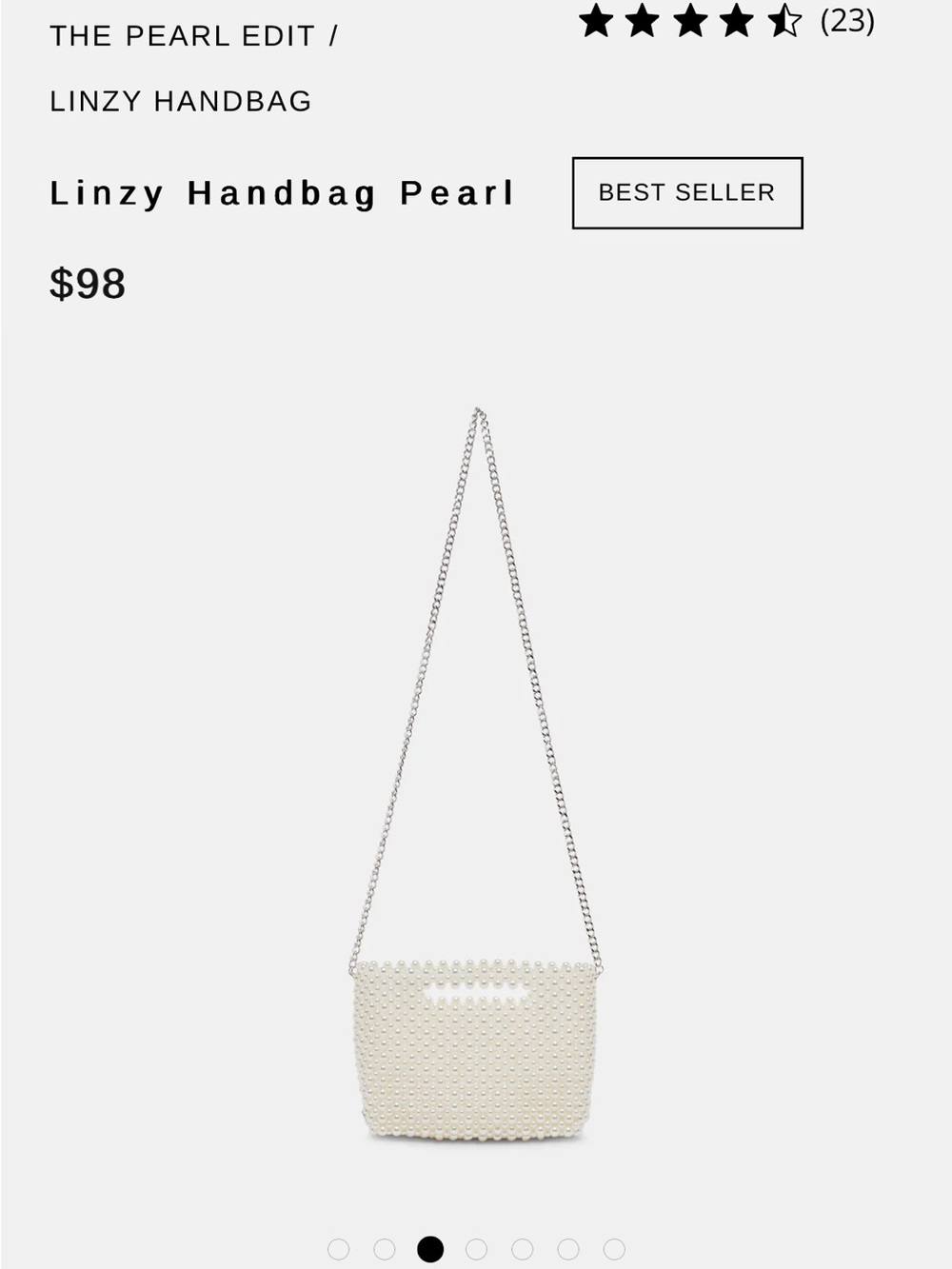 Dolce Vita Linzy Pearl Handbag - Picture 5 of 5